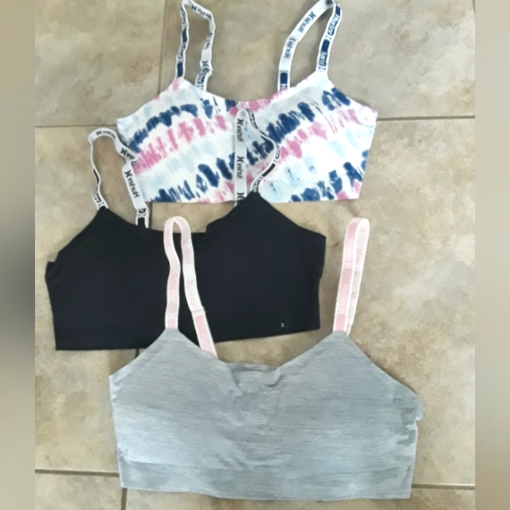 Hurley Women's Meulti-Color Bralette Set Size: Large.
